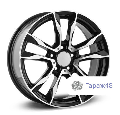 LegeArtis Concept-MB508 R17 / 7.5J PCD 5x112 ET 47 ЦО 66.6 Литые Черный с полированной лицевой поверхностью